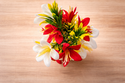 Premium Artificial Lily Flower Arrangement in Pot